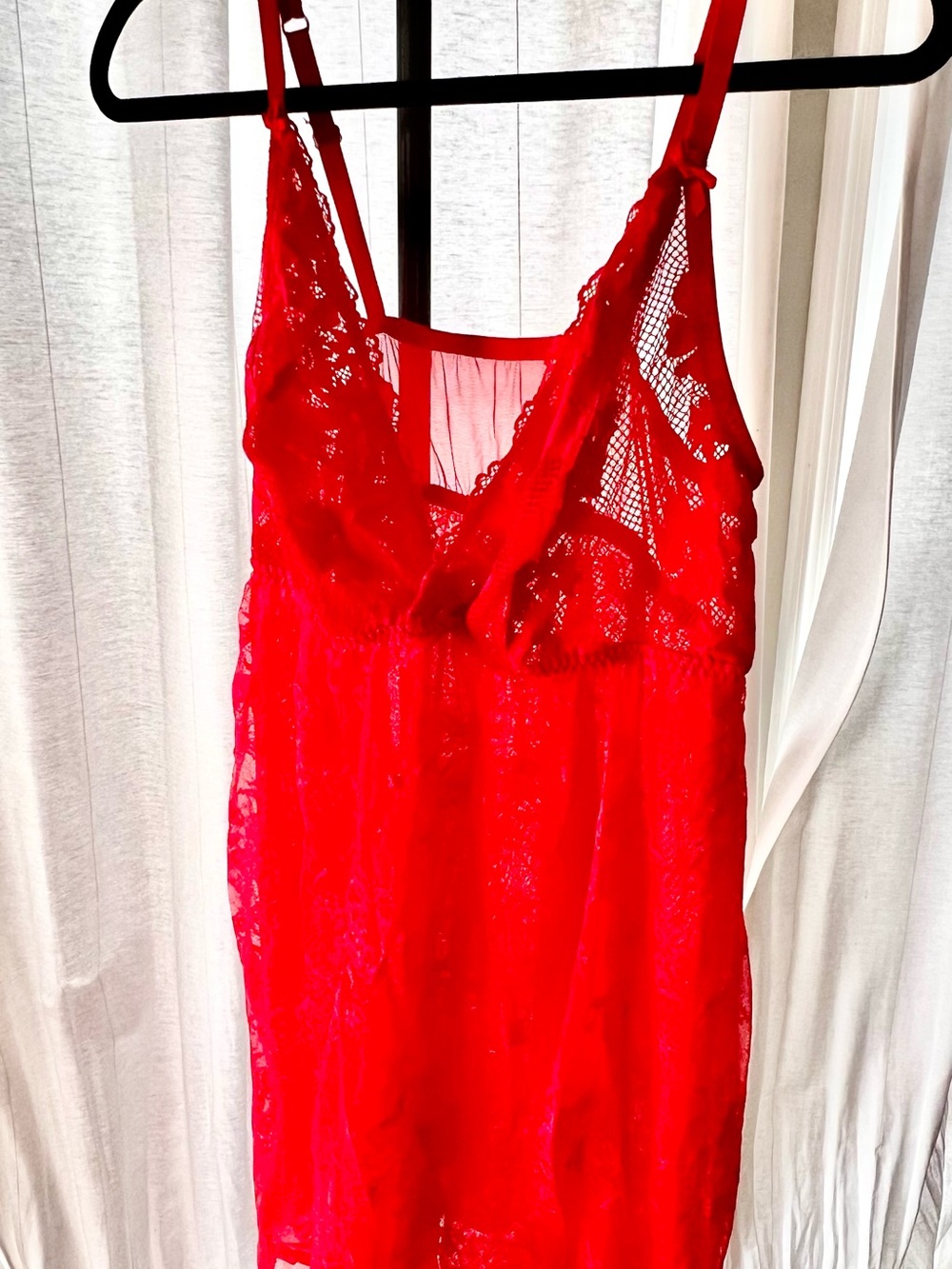 Cacique Red Lace Chemise Slip